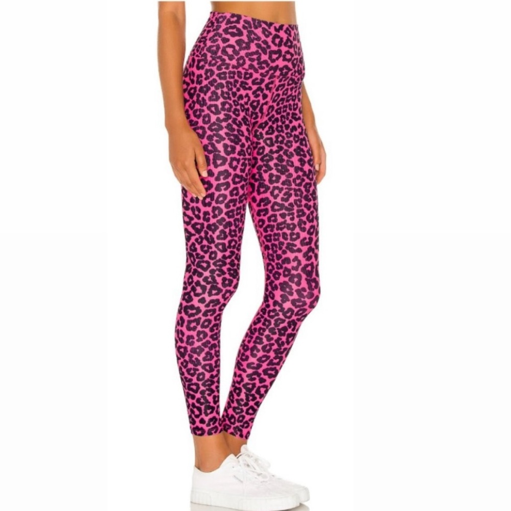 Beach Riot Pink Cheetah Leggings